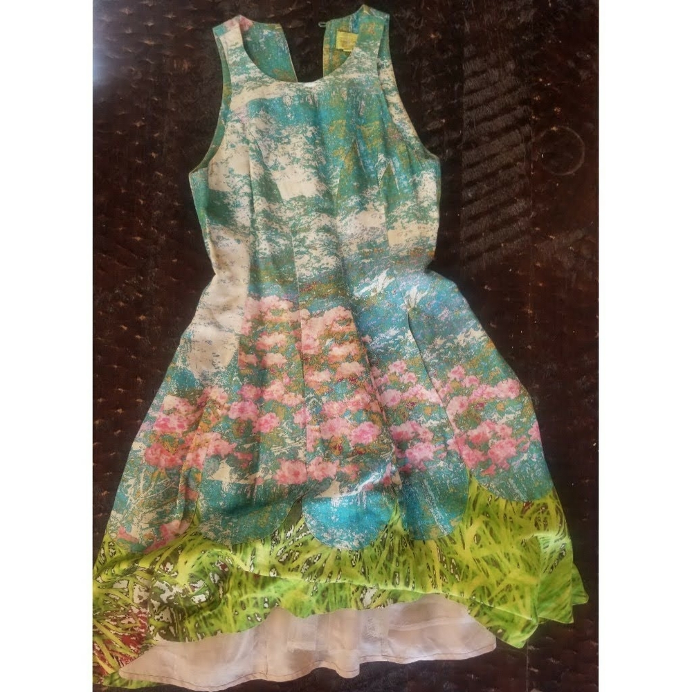Tracy Reese floral dress | cocktail | garden
